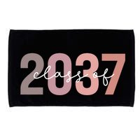 Class Of 2037 Grow With Me First Day Of School Graduation Microfiber Hand Towel