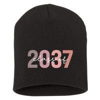 Class Of 2037 Grow With Me First Day Of School Graduation Short Acrylic Beanie