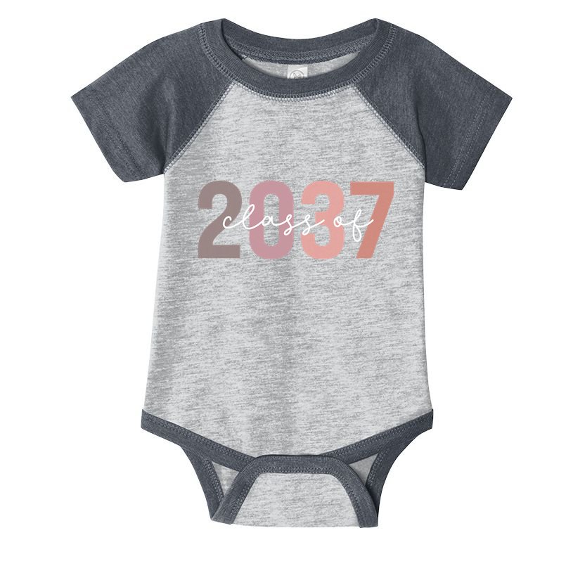 Class Of 2037 Grow With Me First Day Of School Graduation Infant Baby Jersey Bodysuit