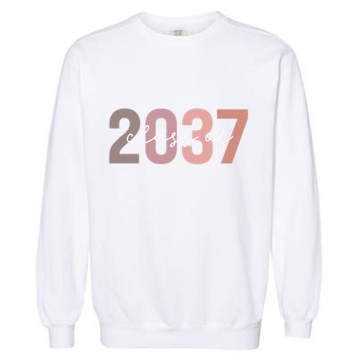 Class Of 2037 Grow With Me First Day Of School Graduation Garment-Dyed Sweatshirt