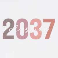 Class Of 2037 Grow With Me First Day Of School Graduation Garment-Dyed Sweatshirt