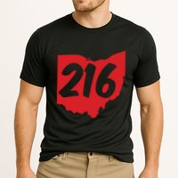 Cleveland Ohio 216 Area Code Cooling Performance Crew T-Shirt