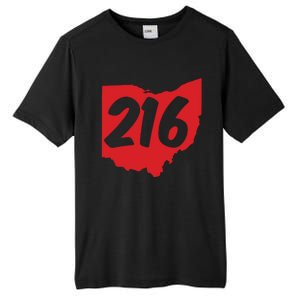 Cleveland Ohio 216 Area Code Tall Fusion ChromaSoft Performance T-Shirt