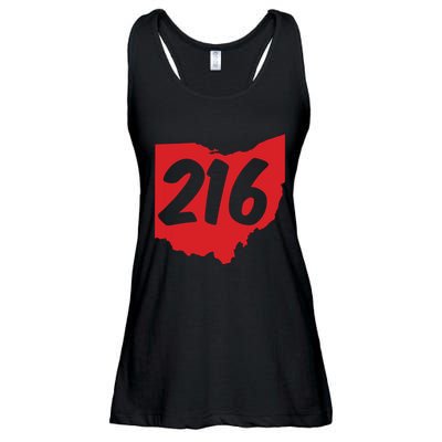 Cleveland Ohio 216 Area Code Ladies Essential Flowy Tank