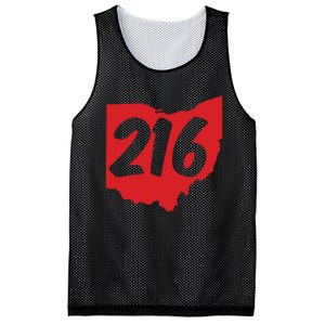 Cleveland Ohio 216 Area Code Mesh Reversible Basketball Jersey Tank