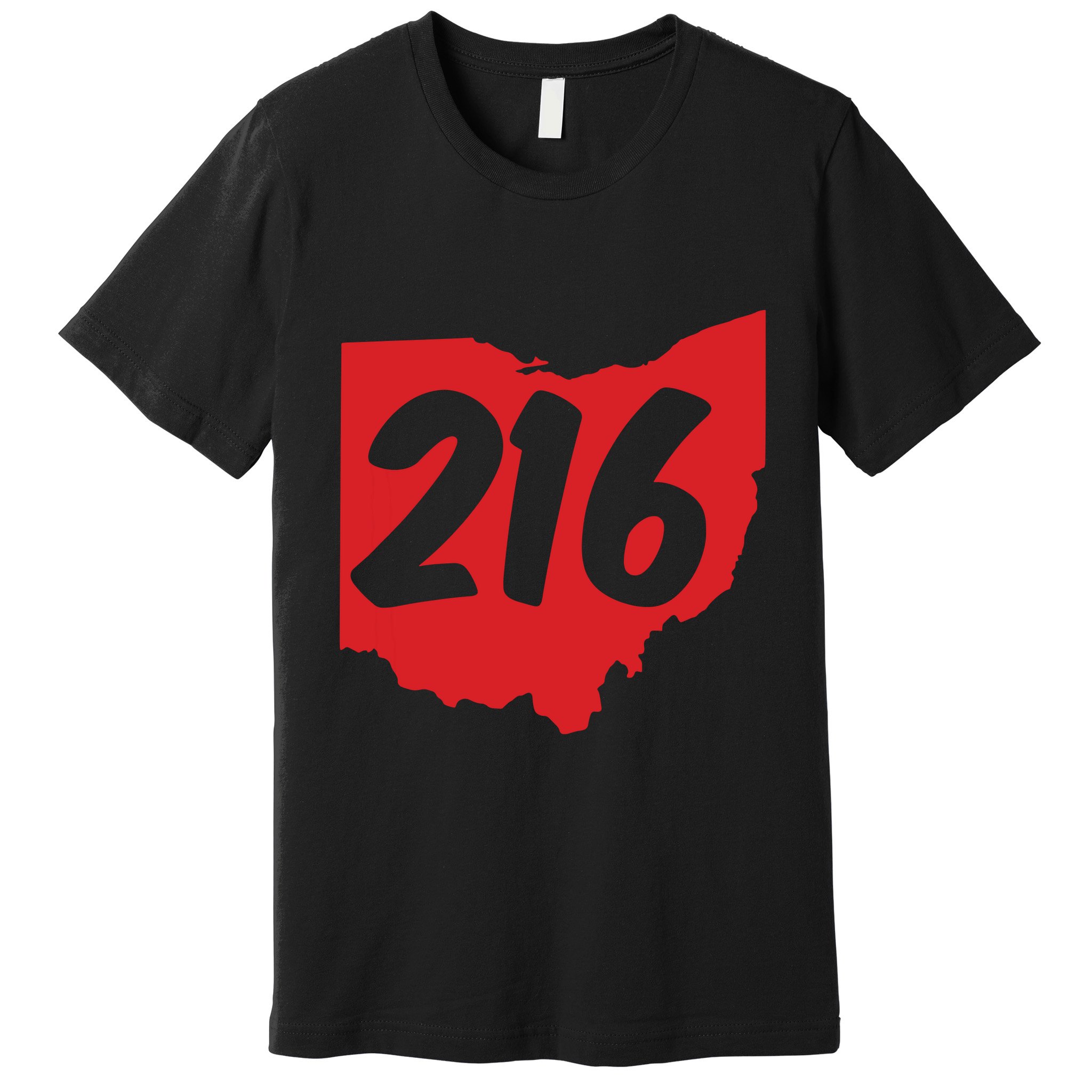 Cleveland Ohio 216 Area Code Premium T-Shirt