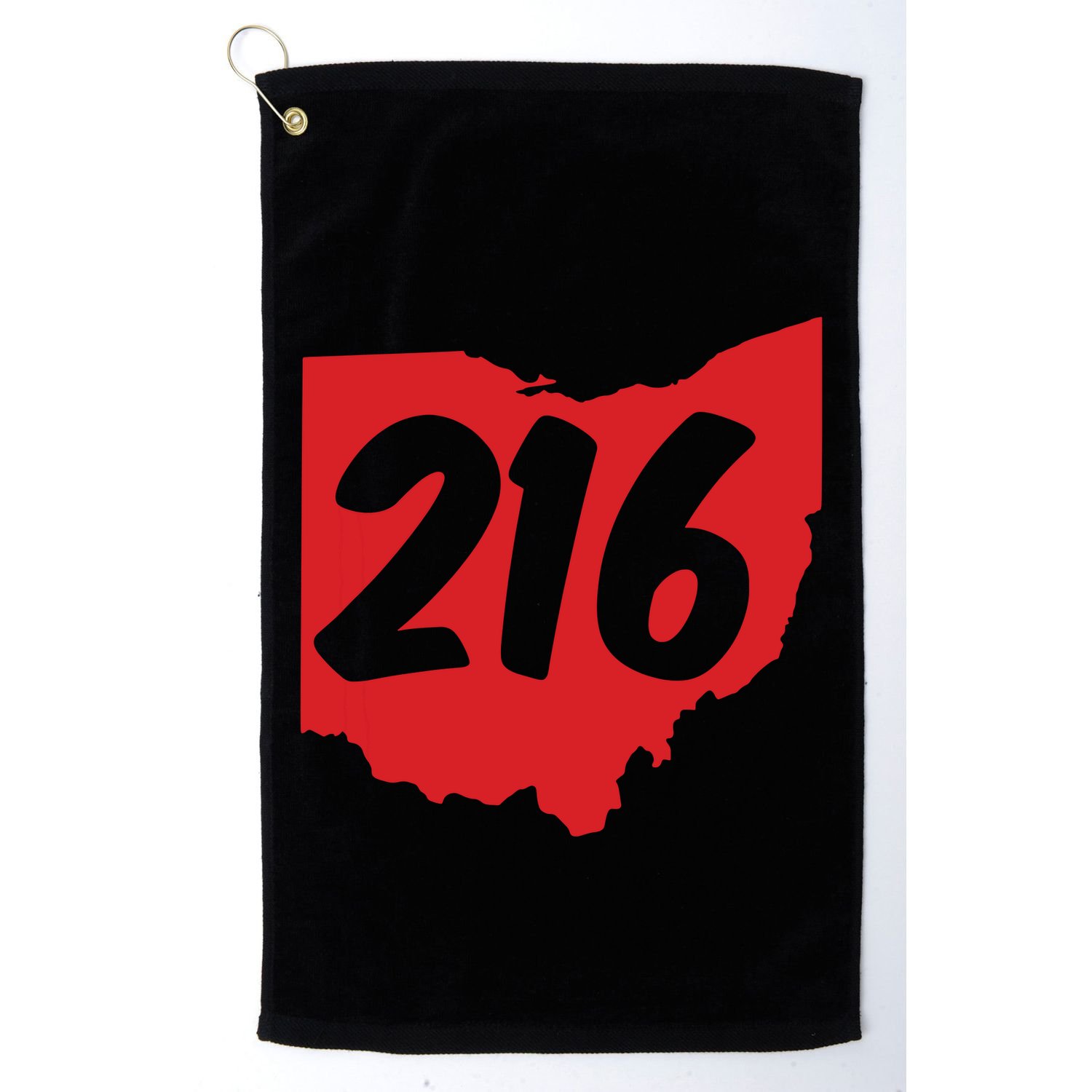 Cleveland Ohio 216 Area Code Golf Towel