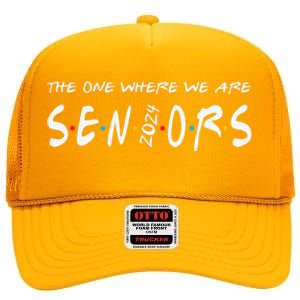 Class of 2024 Celebrating Our Senior Year High Crown Mesh Back Trucker Hat