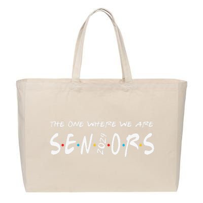 Class of 2024 Celebrating Our Senior Year Cotton Canvas Jumbo Tote