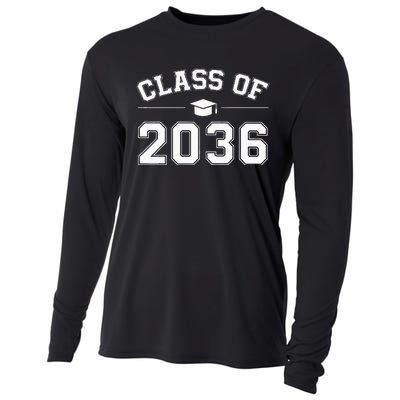 Class Of 2036 Grow With Me First Day Of School Graduation Cooling Performance Long Sleeve Crew