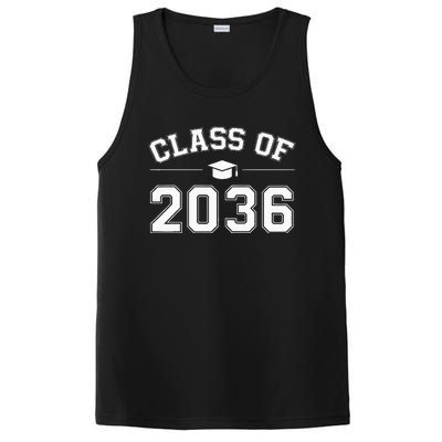 Class Of 2036 Grow With Me First Day Of School Graduation PosiCharge Competitor Tank