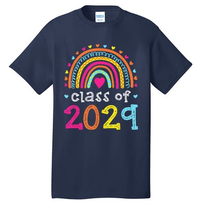 Class Of 2029 Grow With Me First Day Of School Graduation Tall T-Shirt