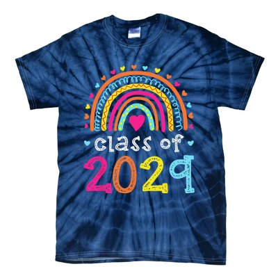 Class Of 2029 Grow With Me First Day Of School Graduation Tie-Dye T-Shirt