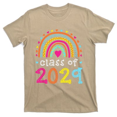 Class Of 2029 Grow With Me First Day Of School Graduation T-Shirt