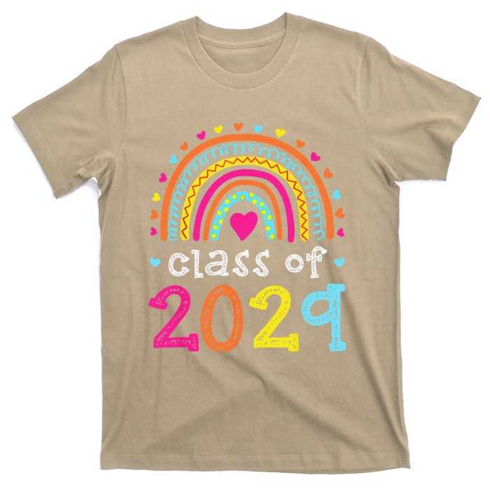 Class Of 2029 Grow With Me First Day Of School Graduation T-Shirt