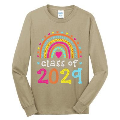 Class Of 2029 Grow With Me First Day Of School Graduation Tall Long Sleeve T-Shirt