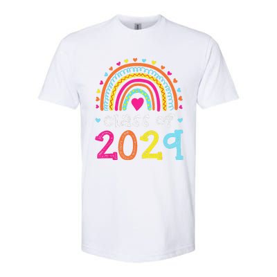 Class Of 2029 Grow With Me First Day Of School Graduation Softstyle CVC T-Shirt