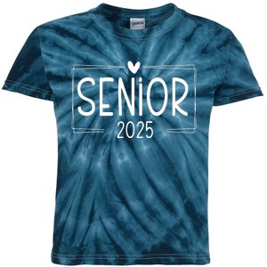 Class Of 2025 Senior 25 High School Graduation Kids Tie-Dye T-Shirt