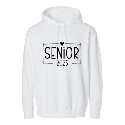 Class Of 2025 Senior 25 High School Graduation Garment-Dyed Fleece Hoodie