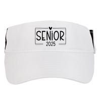 Class Of 2025 Senior 25 High School Graduation Adult Drive Performance Visor