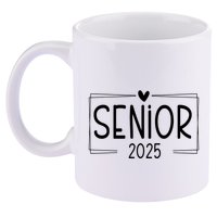 Class Of 2025 Senior 25 High School Graduation 11oz C Handle Ceramic Mug