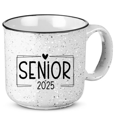 Class Of 2025 Senior 25 High School Graduation 15oz Campfire Ceramic Mug