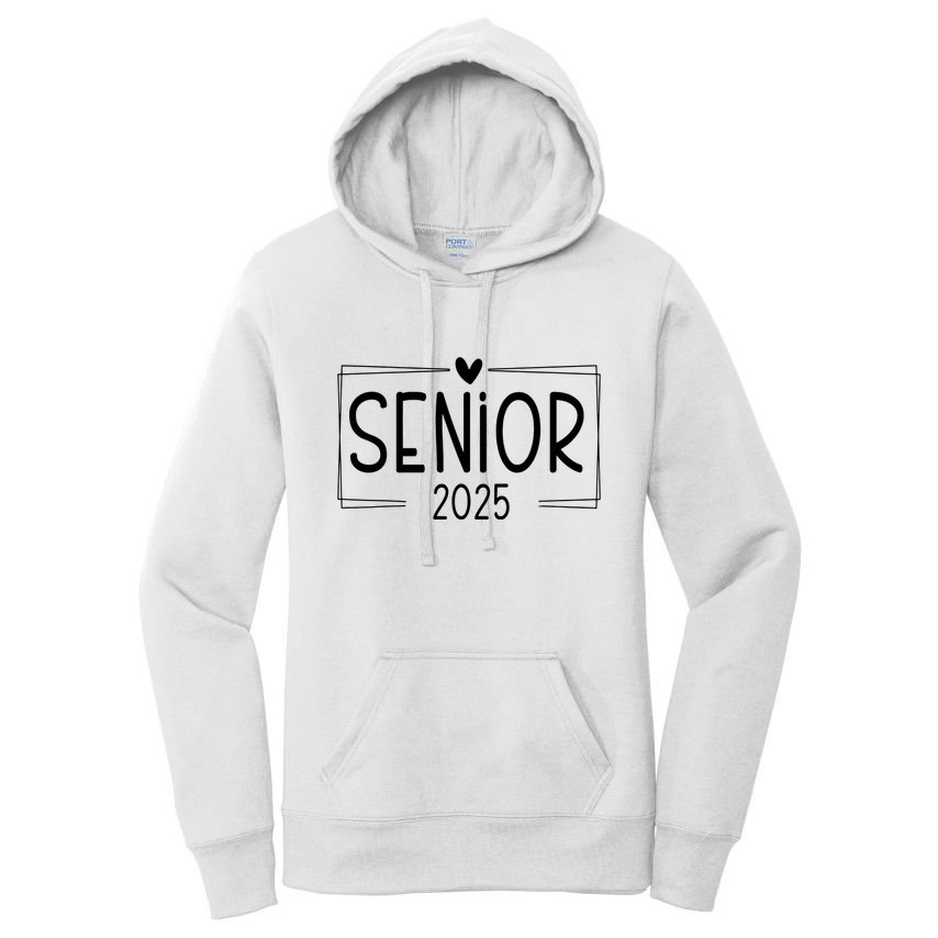 Class Of 2025 Senior 25 High School Graduation Women's Pullover Hoodie