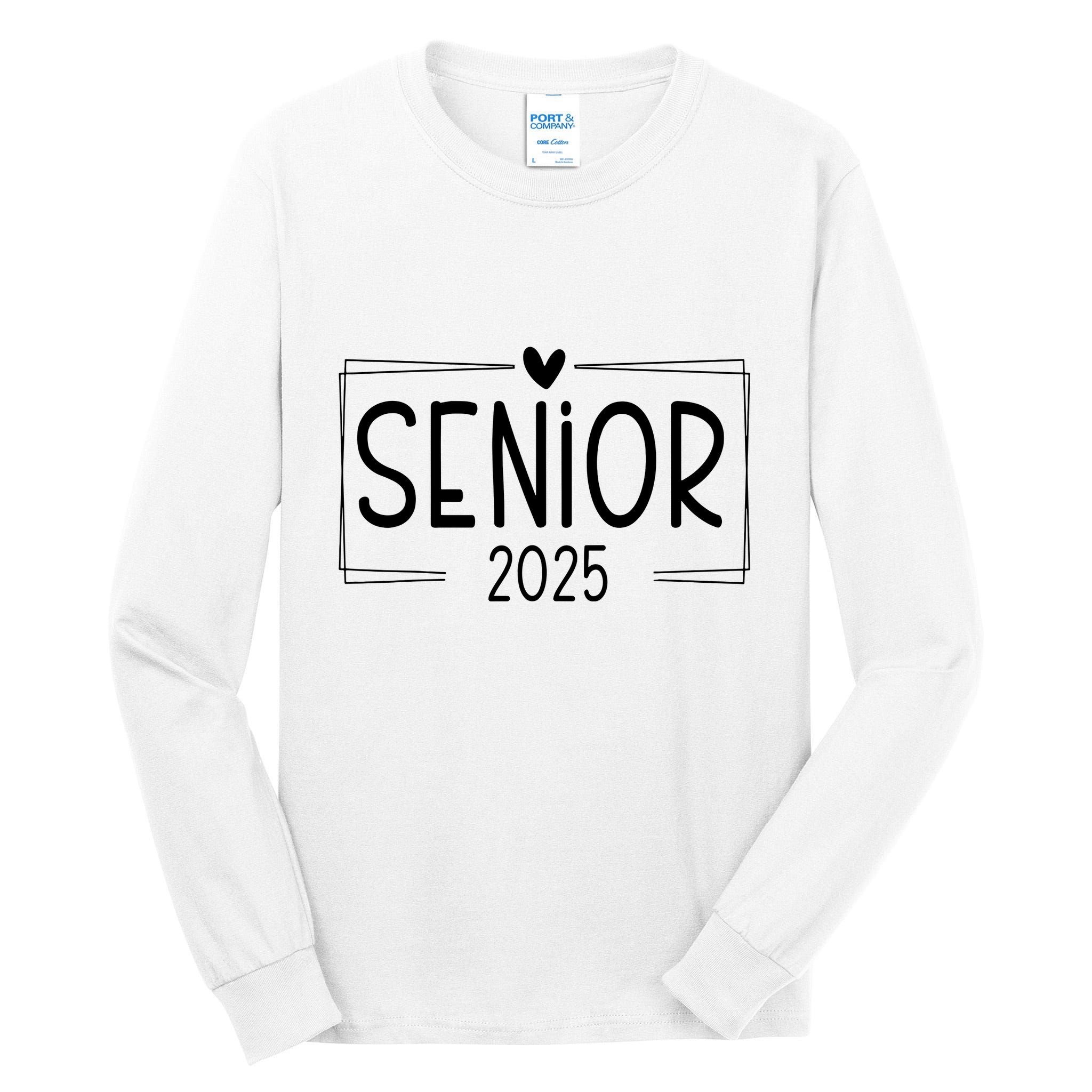 Class Of 2025 Senior 25 High School Graduation Tall Long Sleeve T-Shirt