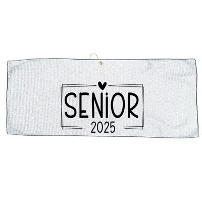 Class Of 2025 Senior 25 High School Graduation Large Microfiber Waffle Golf Towel