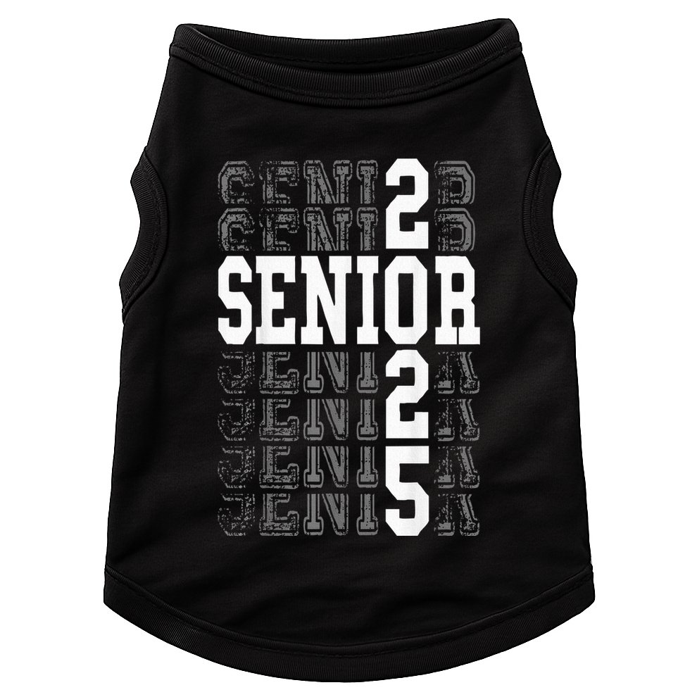 Class Of 2025 Senior 2025 Back To School 2025 Graduation 25 Doggie Tank
