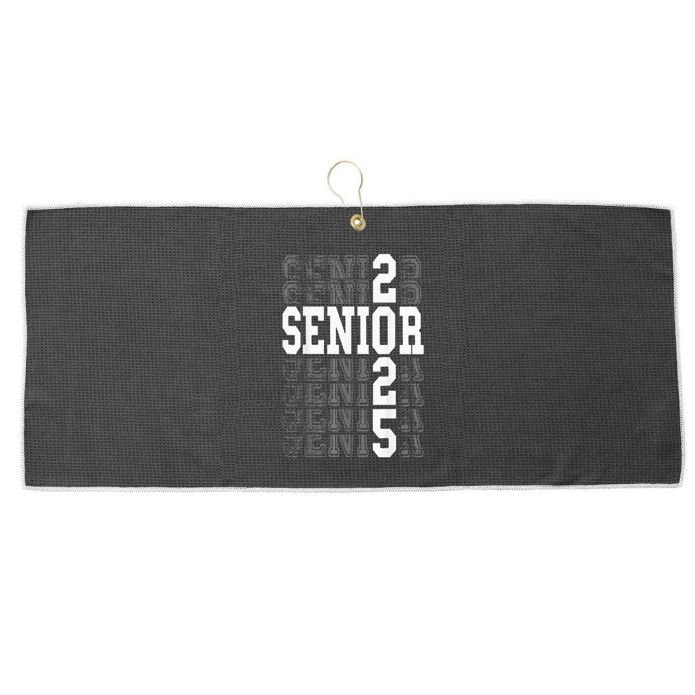 Class Of 2025 Senior 2025 Back To School 2025 Graduation 25 Large Microfiber Waffle Golf Towel