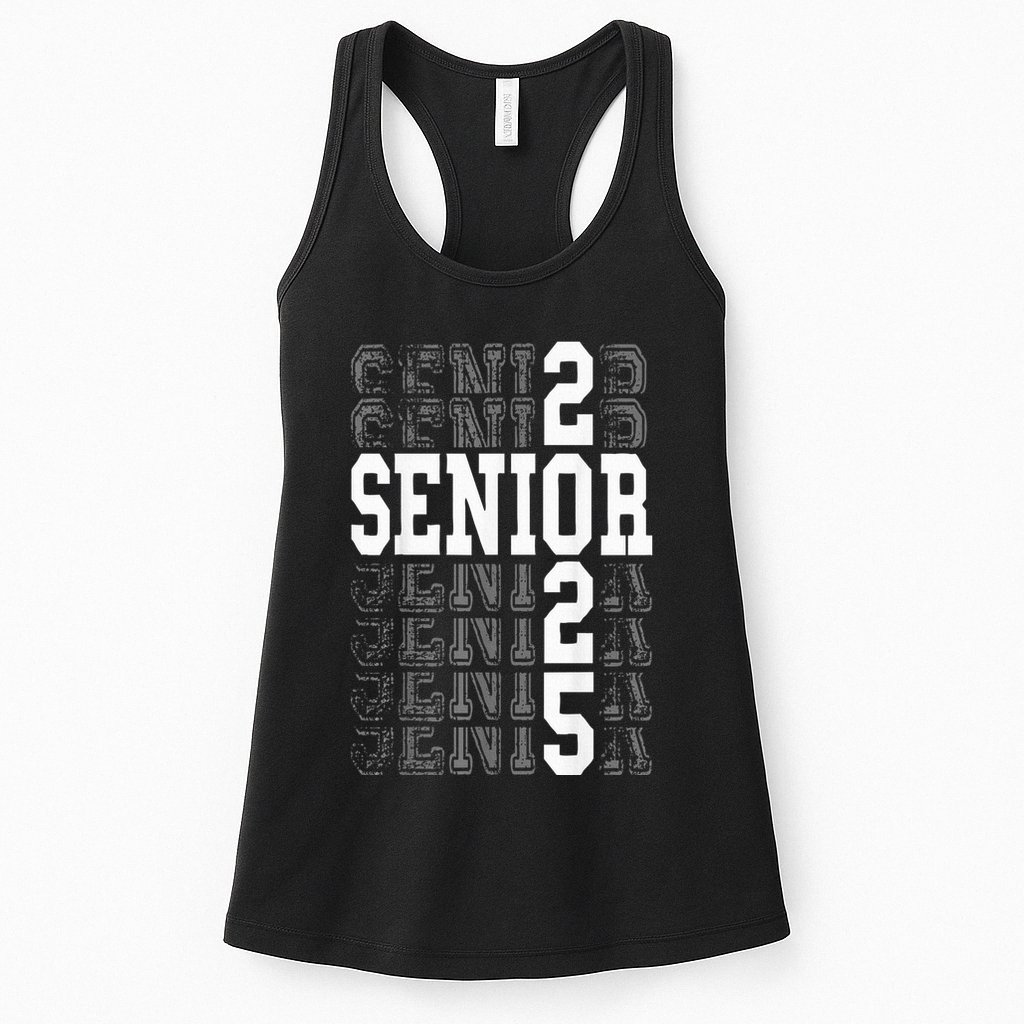 Class Of 2025 Senior 2025 Back To School 2025 Graduation 25 Womens Tank Top