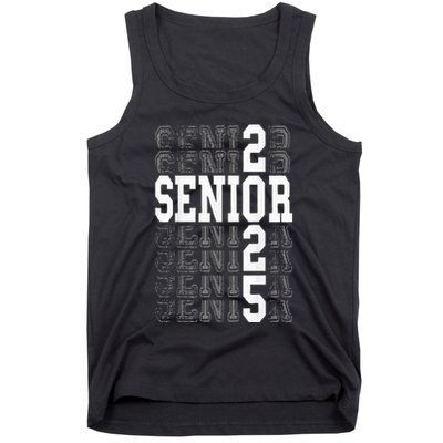 Class Of 2025 Senior 2025 Back To School 2025 Graduation 25 Tank Top