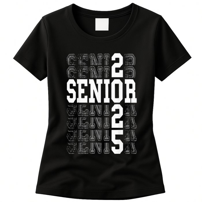 Class Of 2025 Senior 2025 Back To School 2025 Graduation 25 Womens T-Shirt