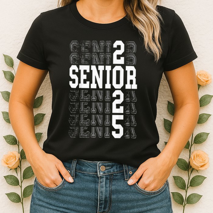 Class Of 2025 Senior 2025 Back To School 2025 Graduation 25 Womens T-Shirt