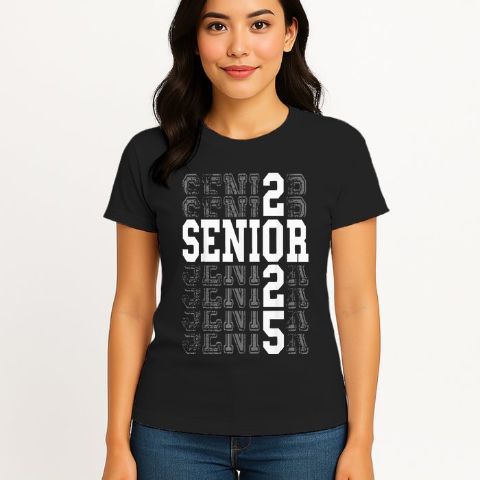 Class Of 2025 Senior 2025 Back To School 2025 Graduation 25 Womens T-Shirt