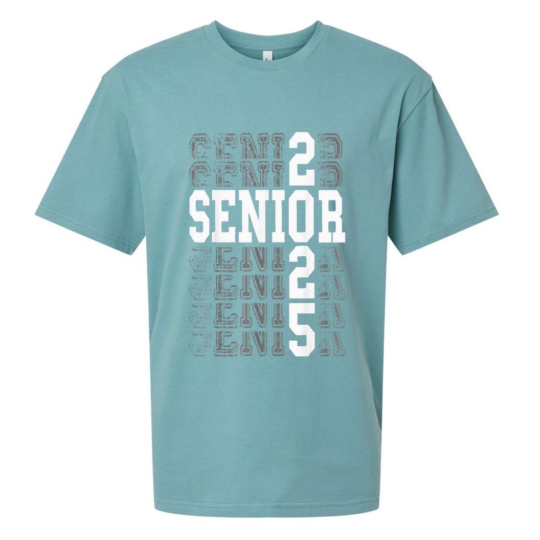 Class Of 2025 Senior 2025 Back To School 2025 Graduation 25 Sueded Cloud Jersey T-Shirt