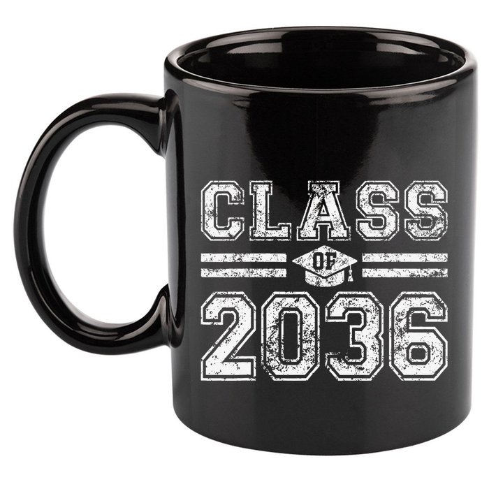 Class Of 2036 Grow With Me Graduation First Day Of School Love 11oz C Handle Ceramic Mug