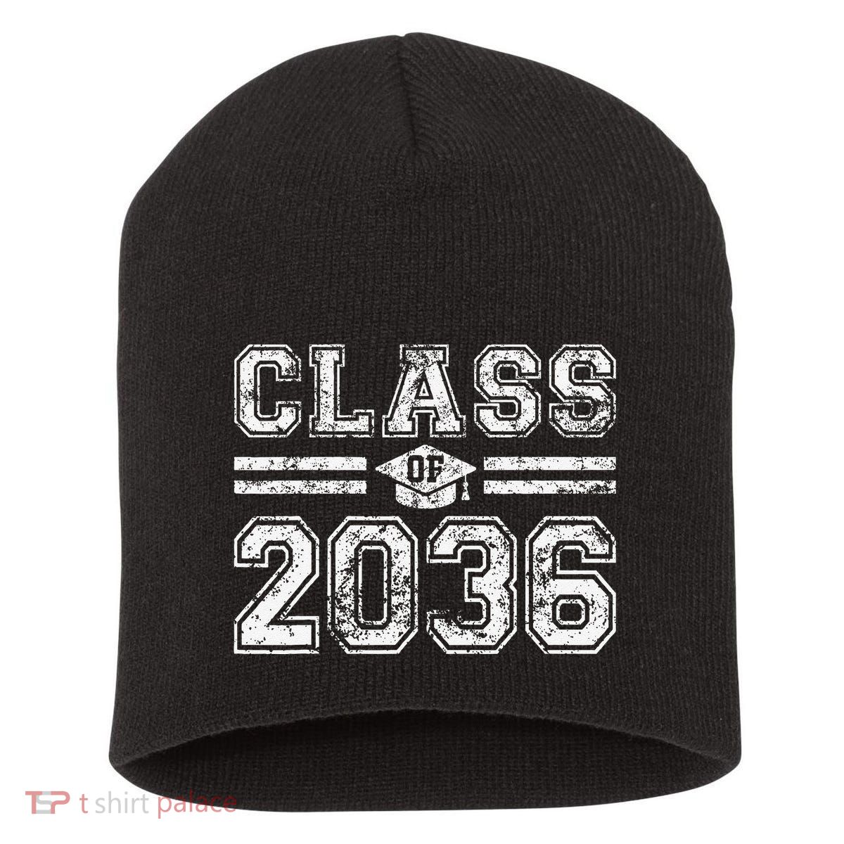 Class Of 2036 Grow With Me Graduation First Day Of School Love Short Acrylic Beanie
