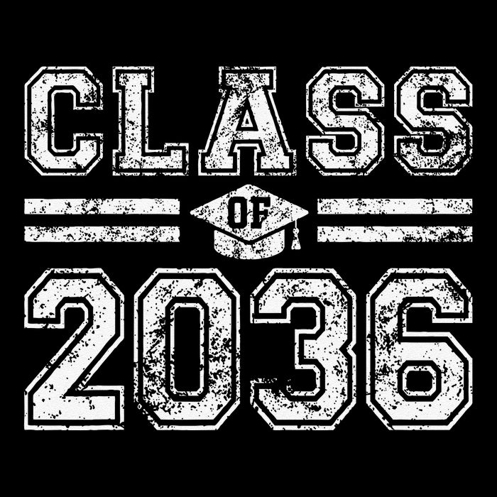 Class Of 2036 Grow With Me Graduation First Day Of School Love Zip Tote Bag