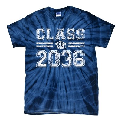 Class Of 2036 Grow With Me Graduation First Day Of School Love Tie-Dye T-Shirt