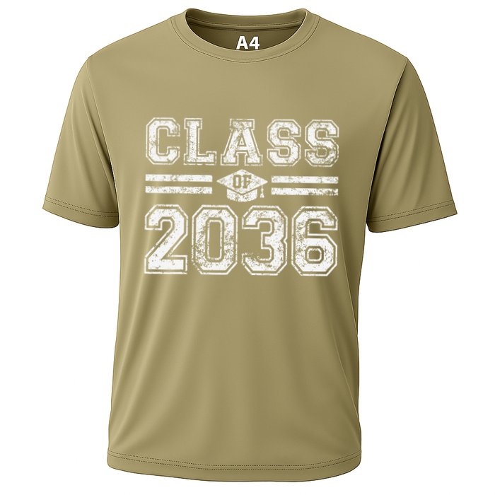 Class Of 2036 Grow With Me Graduation First Day Of School Love Cooling Performance Crew T-Shirt