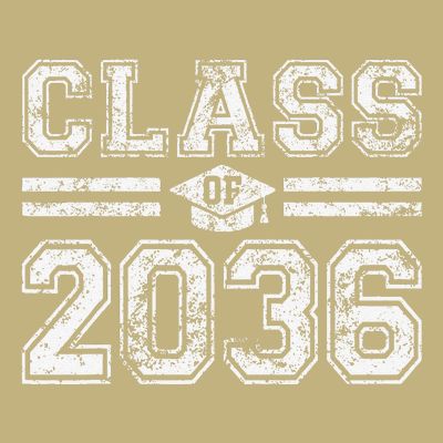 Class Of 2036 Grow With Me Graduation First Day Of School Love T-Shirt