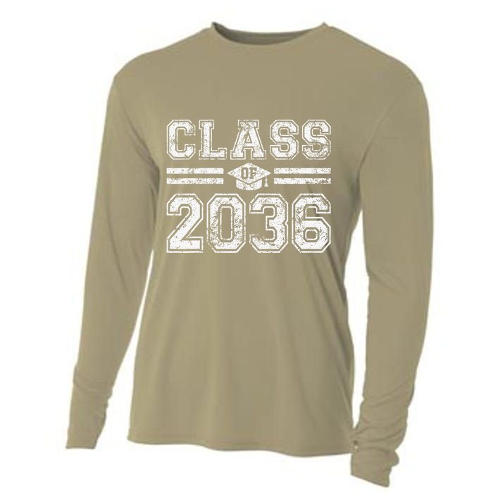 Class Of 2036 Grow With Me Graduation First Day Of School Love Cooling Performance Long Sleeve Crew