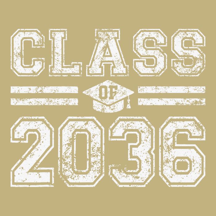 Class Of 2036 Grow With Me Graduation First Day Of School Love Cooling Performance Long Sleeve Crew