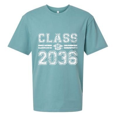 Class Of 2036 Grow With Me Graduation First Day Of School Love Sueded Cloud Jersey T-Shirt