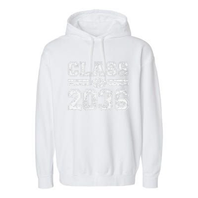 Class Of 2036 Grow With Me Graduation First Day Of School Love Garment-Dyed Fleece Hoodie