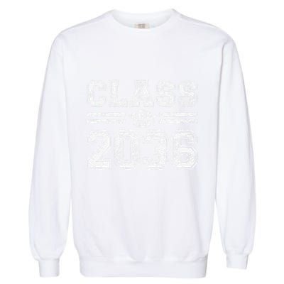 Class Of 2036 Grow With Me Graduation First Day Of School Love Garment-Dyed Sweatshirt