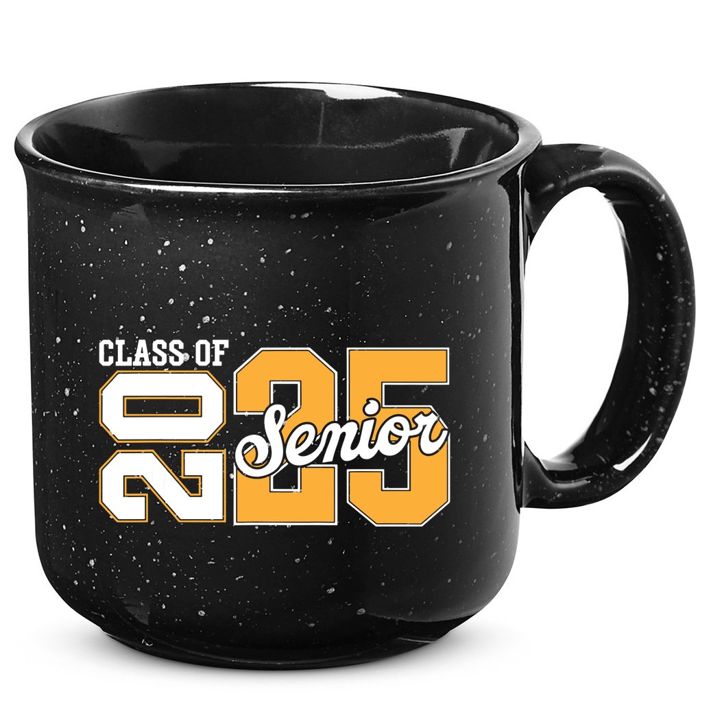 Class Of 2025 Senior 2025 Back To School 2025 Graduation 25 15oz Campfire Ceramic Mug