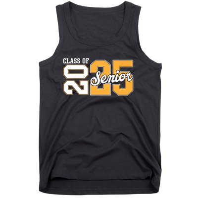 Class Of 2025 Senior 2025 Back To School 2025 Graduation 25 Tank Top